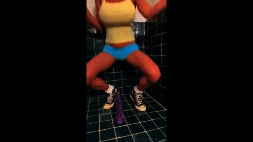 Gabbie Carter leak Plugs Her Two Holes With Dildos