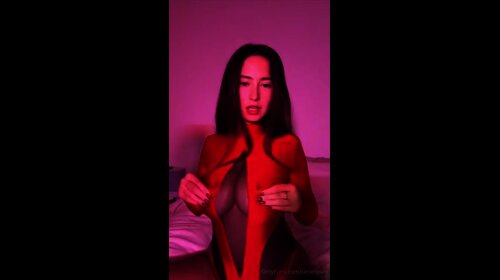 Cecilia Rose Sexy Boobs Teasing & Pussy Playing