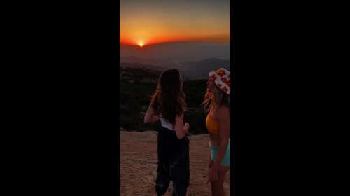 Steph in Space aka stephinspace  Sunset Hikes with my girlfriend stellzgray