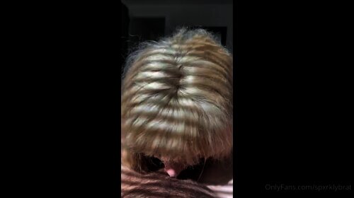 Spxrklybrat - Horny Shemale Giving Best Blowjob