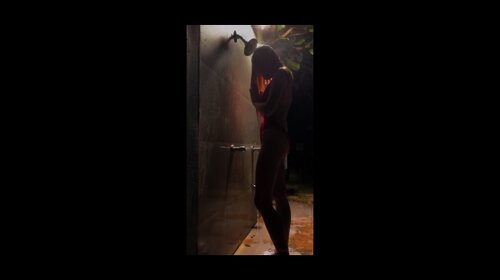 Lil Tay Showers Outside