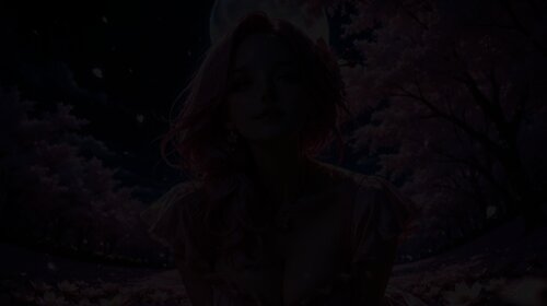 Megaporn - Pink-Haired Cherry Blossom Slut Rides Cock Under Falling Petals